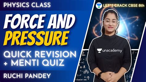 Force Pressure Menti Quiz Quick Revision Of Chapter Science