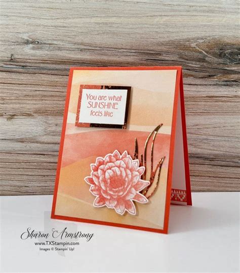 Stampin Up Desert Details How To Make A Hot Greeting Card Artofit