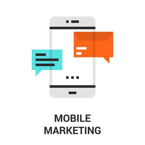 Premium Vector Mobile Marketing Icon