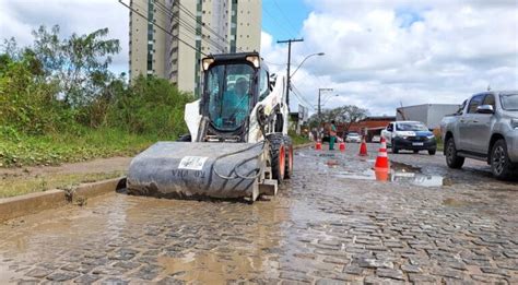 Prefeitura acelera obras de requalificação do prolongamento da Avenida