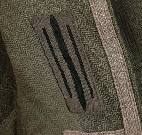 Regimentals German Wwii Army Herringbone Twill Drill Tunic