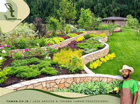 jasa pembuatan taman konsep landscape tamancoid