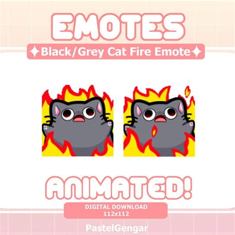 This Is Fine Emote Etsy