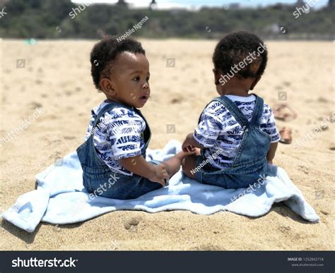 Cute Black Baby Boy Twins