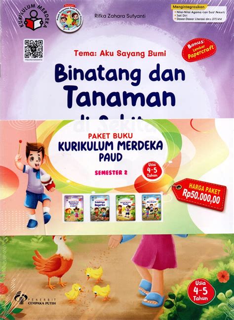 Jual Buku Paud Tk A Paket Buku Usia Tahun Semester Tahun