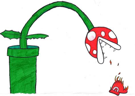 Fire Piranha Plant By Bearlypolar On Deviantart