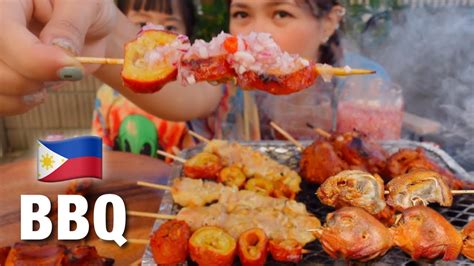 Ihaw Ihaw Filipino Street Food Mukbang Philippines Youtube