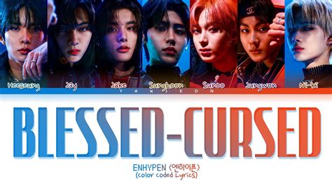 Enhypen Blessed Cursed Lyrics Tradu O Legendado Color Coded Lyrics