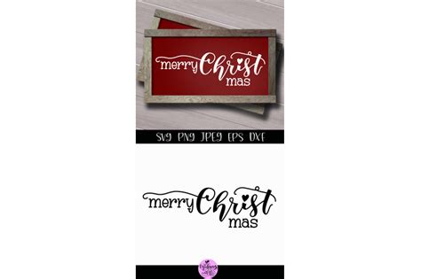 Merry christmas sign svg, christmas svg By Midmagart | TheHungryJPEG