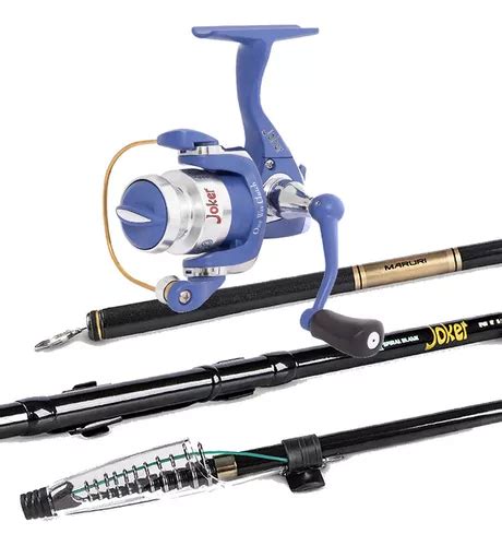 Kit Pesca Ultralight Molinete Milo Joker Vara Joker 2 40m