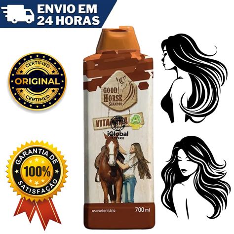 Produto De Cavalo Para Cabelo Crescer - Shampoo de Cavalo Good Horse para crescer cabelo vitamina A | Shopee Brasil