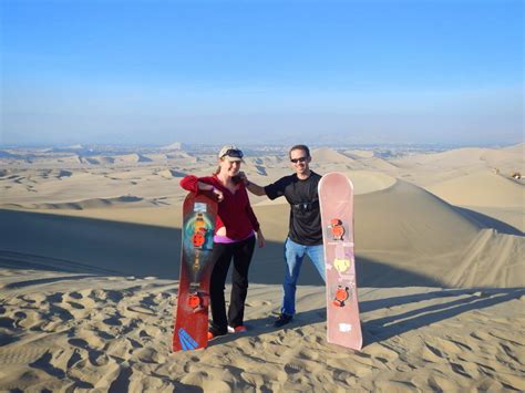 Sandboarding in Huacachina, Peru - Mapping Megan