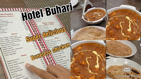 Buhari Hotel Chennai Delicious Malai Paneer Boneless Chicken Pratha