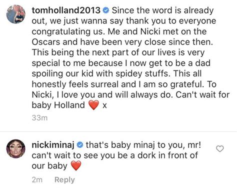 Nicki Minaj Baby Father Tom Holland : Por Que Internet Piensa Que Tom ...