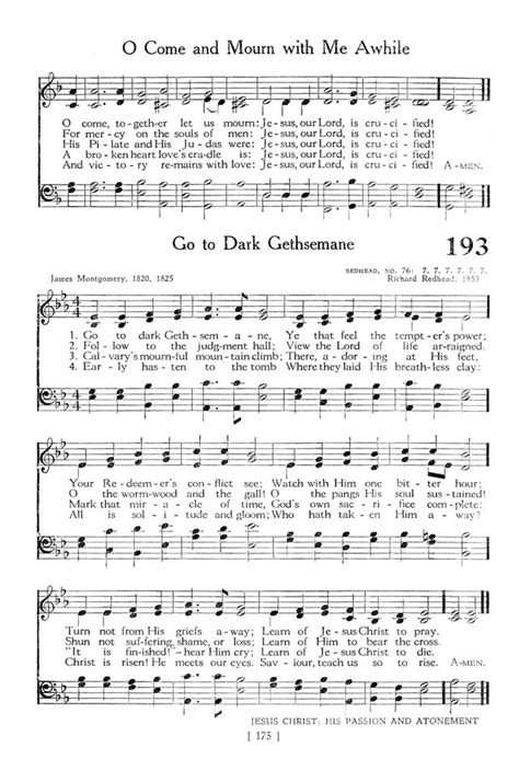 The Hymnbook Go To Dark Gethsemane Hymnary Org