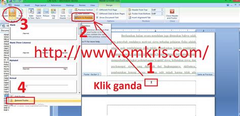 Cara Buat Page Number Di Word Cara Membuat Halaman Berbeda Di Ms Word