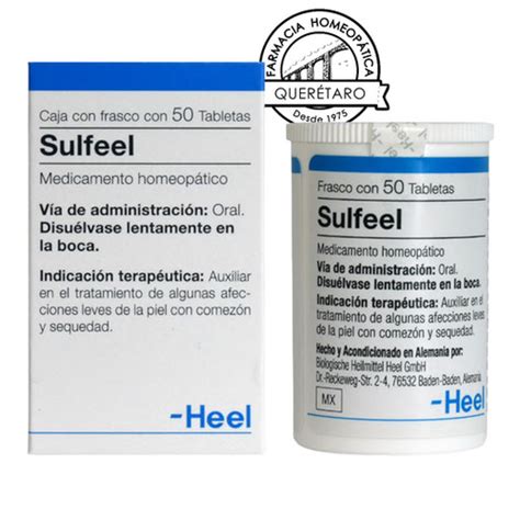 Sulfeel Tabletas Farmacia Homeopática