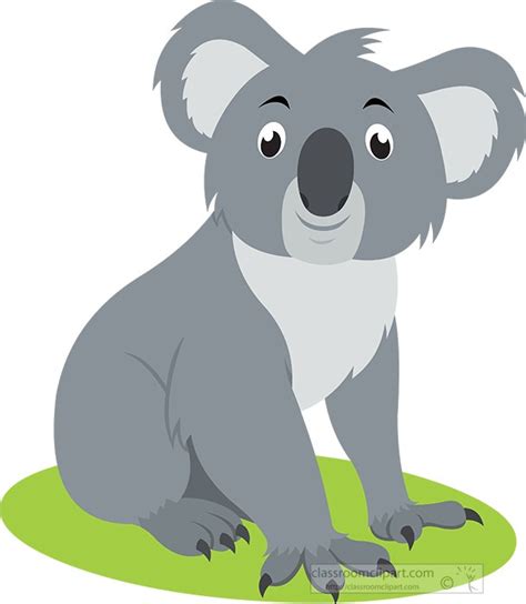 Koala Clipart Tree Dwelling Marsupial Koala Clipart Classroom Clipart