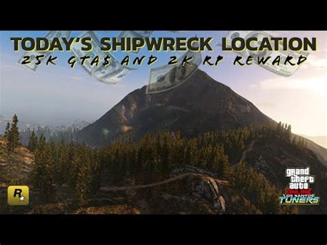 GTA Online Daily Shipwreck Location 13 July 2024 25K GTA