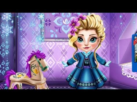 Эльза Frozen Игры—Малышка Эльза Холодное сердце—Онлайн Видео Игры Для ...