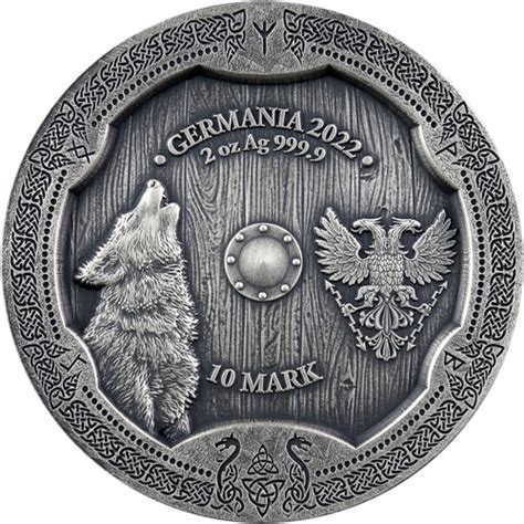 2022 Germania Valkyries Hildegard 2 Oz Silver Coin Provident Metals