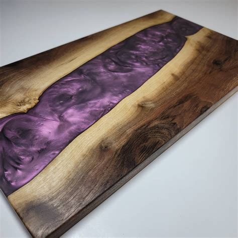 Wood And Resin Boards Custom Color Personalized Engraving Etsy