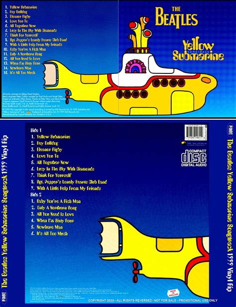 Beatles Cd Yellow Submarine Songtrack Lp