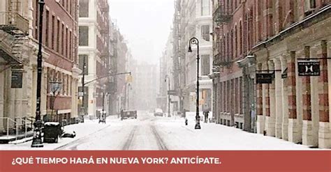 El Tiempo En Nueva York La Previsi N Para Tu Viaje Nueva York