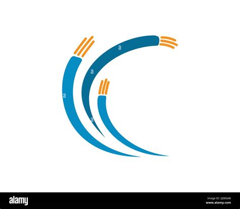 Simple Fiber Optic And Optical Fiber Symbol Stock Vector Image And Art