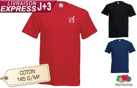 T Shirt Personnalisé Livraison Express 24h 48h 72h