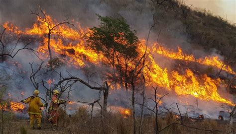 Incendios En C Rdoba Amenazan San Marcos Sierras Con Focos Activos Y