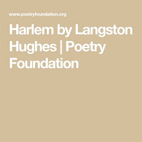 harlem  langston hughes poetry foundation langston hughes poetry