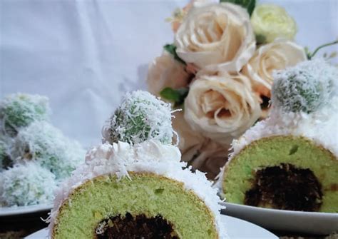 Resep Roll Cake Klepon Oleh Dila Frastika Cookpad