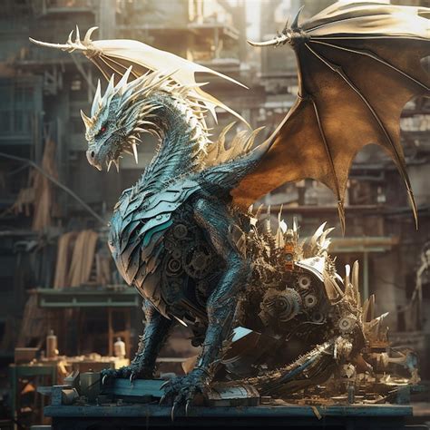 Premium AI Image Dragons And Fantasy Artificial Intelligence Image