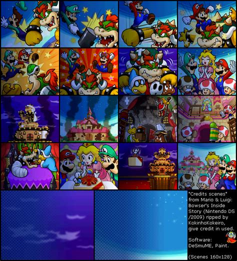 Mario & Luigi: Bowser's Inside Story - Download Super Mario DS Sprites