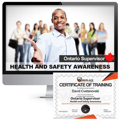 Ontario Supervisor Health And Safety Awareness Online Certification