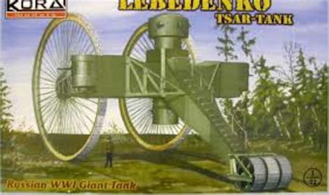 Kora Models Lebedenko Tsar Tank Russian Wwi Giant Tank 172 A7226