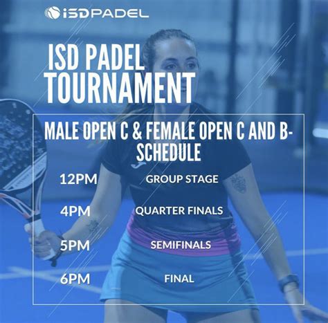 Ladies Open C Isd Padel Tournament Wecourts Padel Tennis