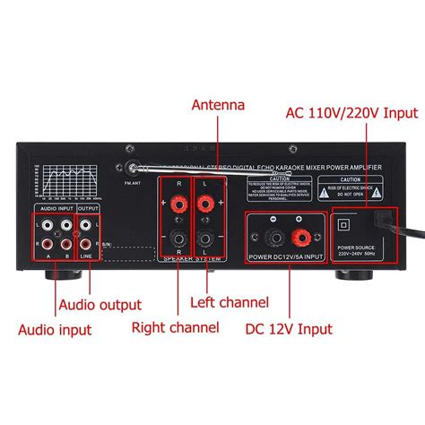 Sunbuck Audio Amplifier Bluetooth Eq Karaoke Fm Radio 2000w As 336bu