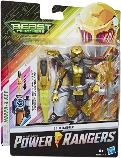 Power Rangers Ranger Dorado Hasbro E6030ES1 Amazon Es Juguetes Y Juegos