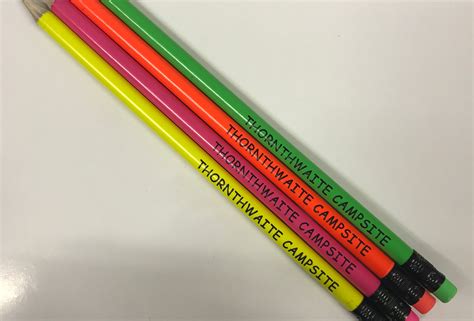 Promotional Neon Pencils Printed With Your Design