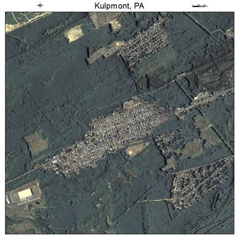 Aerial Photography Map of Kulpmont, PA Pennsylvania