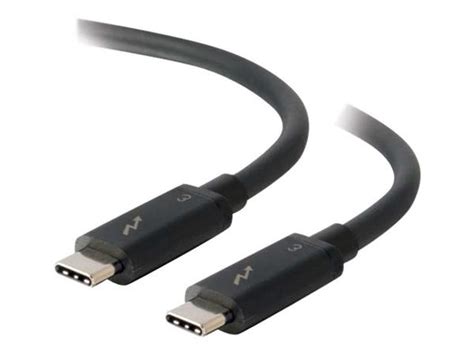 C2g 2m Thunderbolt 3 Cable 20gbps 4k Support Black 88839 Ee Store