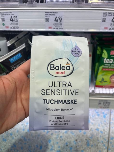 Balea Med Tuchmaske Panthenol Ultra Sensitive INCI Beauty