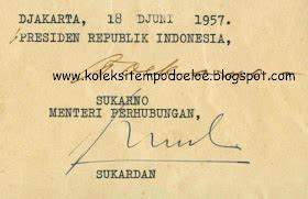 Tanda Tangan Soekarno – Penggambar