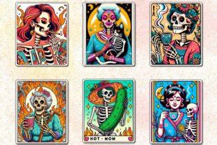 Funny Skeleton Tarot Card Set Graphic By Degitalxdesign Creative Fabrica