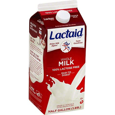 Lactaid Milk Whole Lactose Free Carlie C S