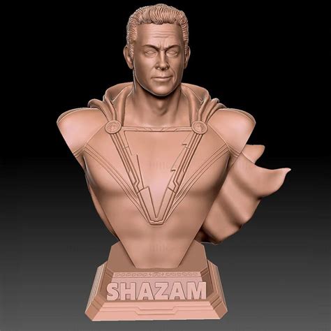 Busto De Shazam Modelo De Impresi N D Stl