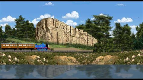 Thomas Pulling His Coaches At Black Loch By Thomastrainfan2006 On