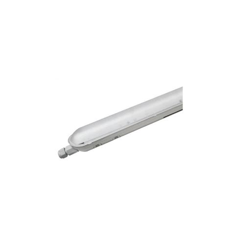 Lot de 10 Réglettes LED étanches câblage traversant 153cm 55W 4000K